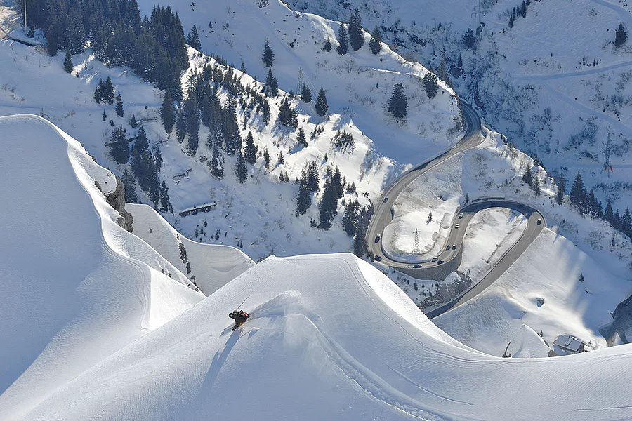 Freerider mit aussicht